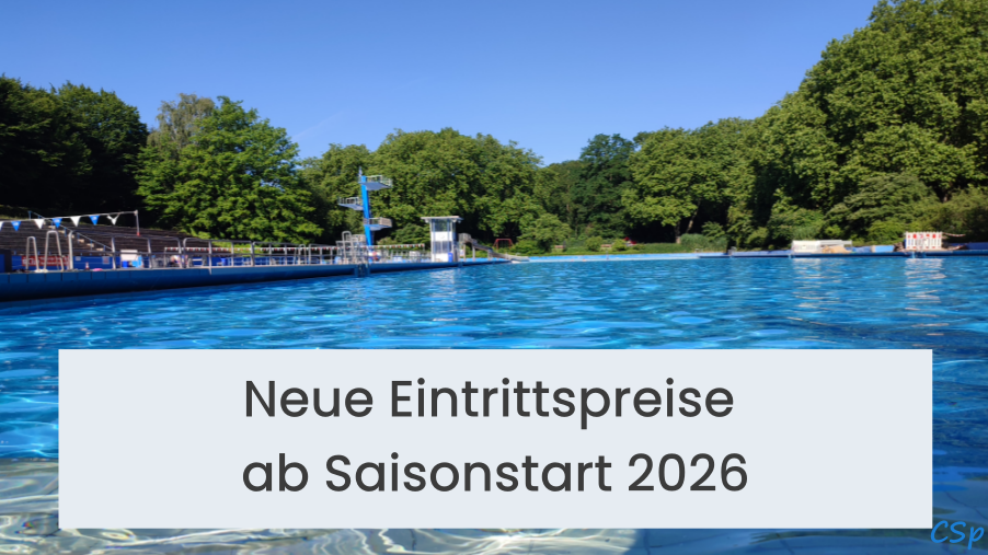 Freibad Gladbeck - Eintrittspreise ab Saisonstart 2026